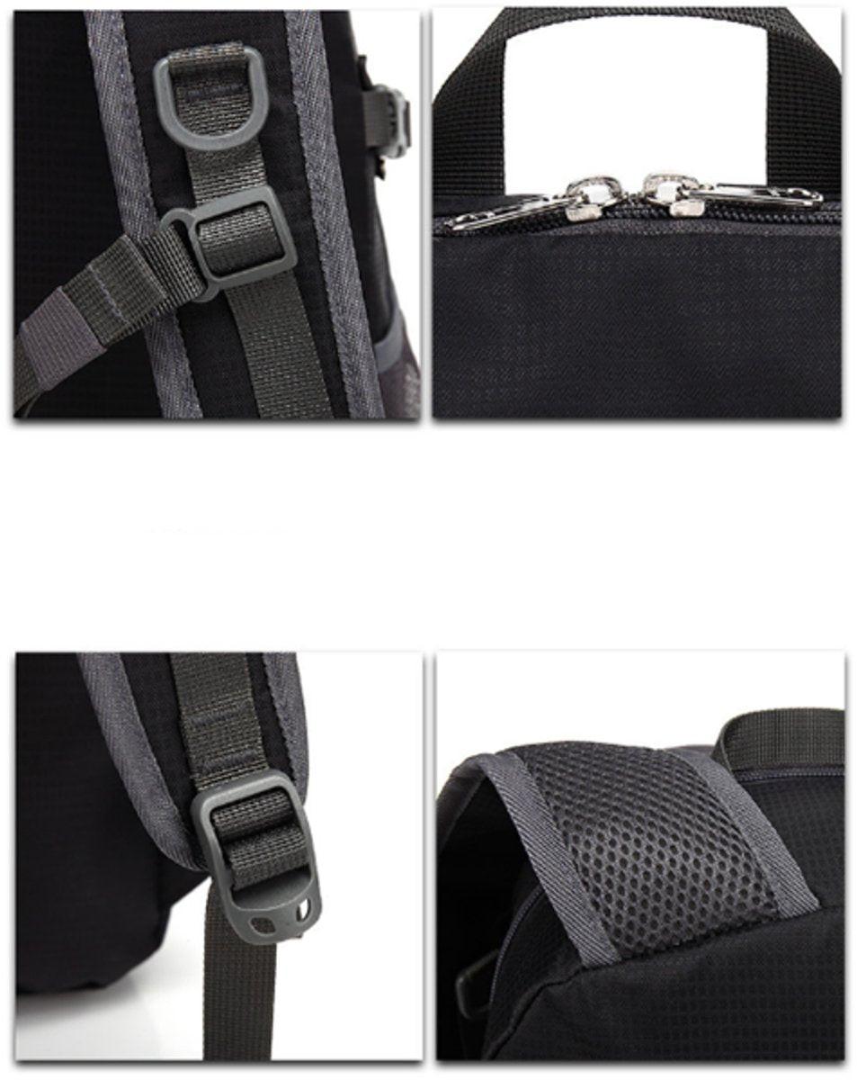 Waist Bag - Leg Bag - Motorcycle Waist Bag - Motorcycle Bag - Tactical Leg Bag - Tool Bag - Unisex - Black - Large Capacity - 16*5*29 cm - 4 Compartments - Polyester.