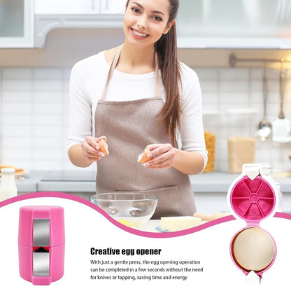 Eggshell Cutter - 3 Pieces - Egg Slicers - Eggshell Opener for Hard-Boiled Eggs, Egg Cracker Tool for Raw Eggs, for Soft-Boiled Eggs, Stainless Steel Egg Slicer, Eggshell Slicer for Home Kitchen Use
