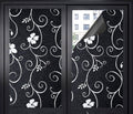 Window film - Blackout window film - Blackout window film - Sun protection - Anti-glare - Adhesive window film - Blackout cloth - Black - Including scraper - Easy installation - Window sticker - 45x100cm - Supplied with self-adhesive backing - B