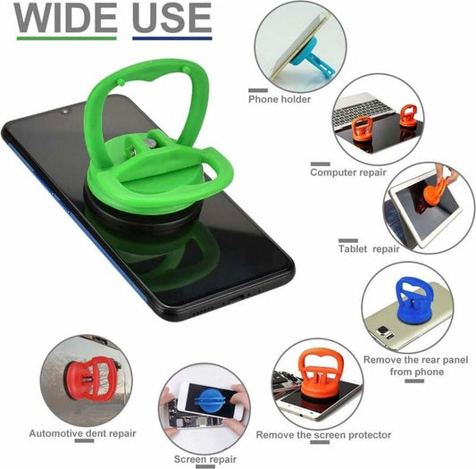Suction lifter - 4 pieces - car dent repair - 3 kg suction power - universal.
