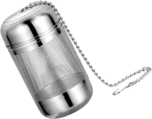 2 pcs - Stainless Steel Herb Ball Stainless Steel Tea Infuser Lazy Tea Infuser Bags for Boiling Tea Infusers for Loose Tea Screw Thread Tea Strainers Brine Basket Mesh Tea Household Soup.