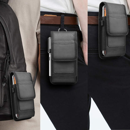 Waist bag - Fanny pack - Outdoor belt bag - Smartphone bag - Standing belt bag - Oxford cloth - black - 17.5*10*2.5cm - belt bag - Gift - Phone bag Men