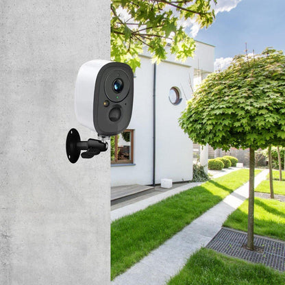 Metal Camera Bracket - 2 pieces - 360Â° adjustable - Wall mounting - For security cameras - Indoor and outdoor use - With installation accessories - Black.