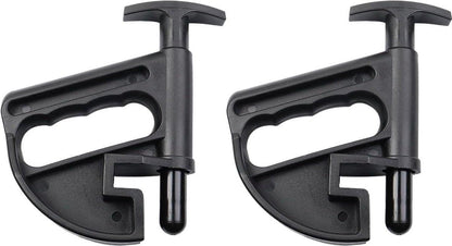 2 pieces - Tire heel clamp - Tire changer - tire pusher - Bead clamp - tire clamp - plastic - black - Universal - mounting aid - Rim Pry Wheel Changing Helper.