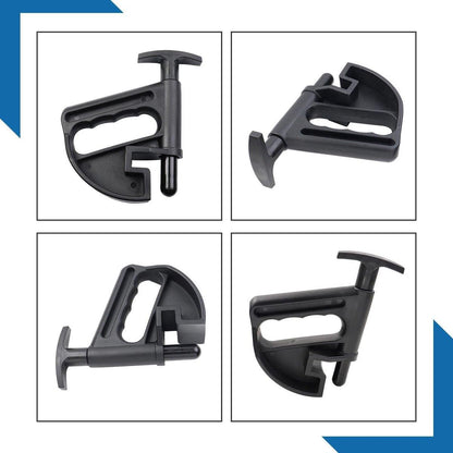 2 pieces - Tire heel clamp - Tire changer - tire pusher - Bead clamp - tire clamp - plastic - black - Universal - mounting aid - Rim Pry Wheel Changing Helper.