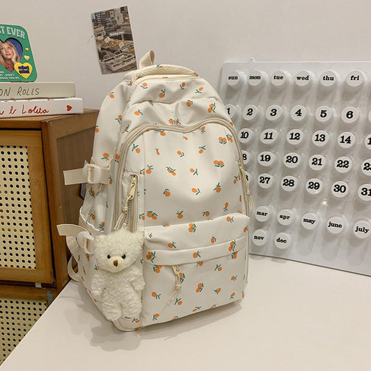 Backpack - School Bag - Backpack - Girl Backpack - School Backpack - School Bag - Tablet Backpack - 20 Liters - Oranges.