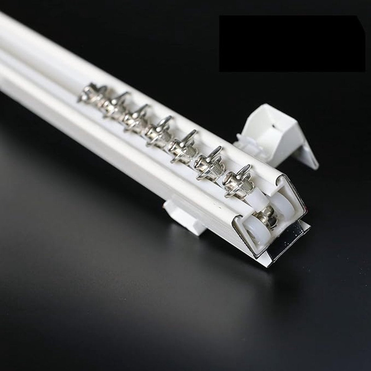 20 Pieces - Curtain Runners - Curtain Runners - Curtain Rollers - Curtain Rail Rollers - Gliders - Curtains - Curtain Gliders - White - Alloy - 3.45*1.5cm