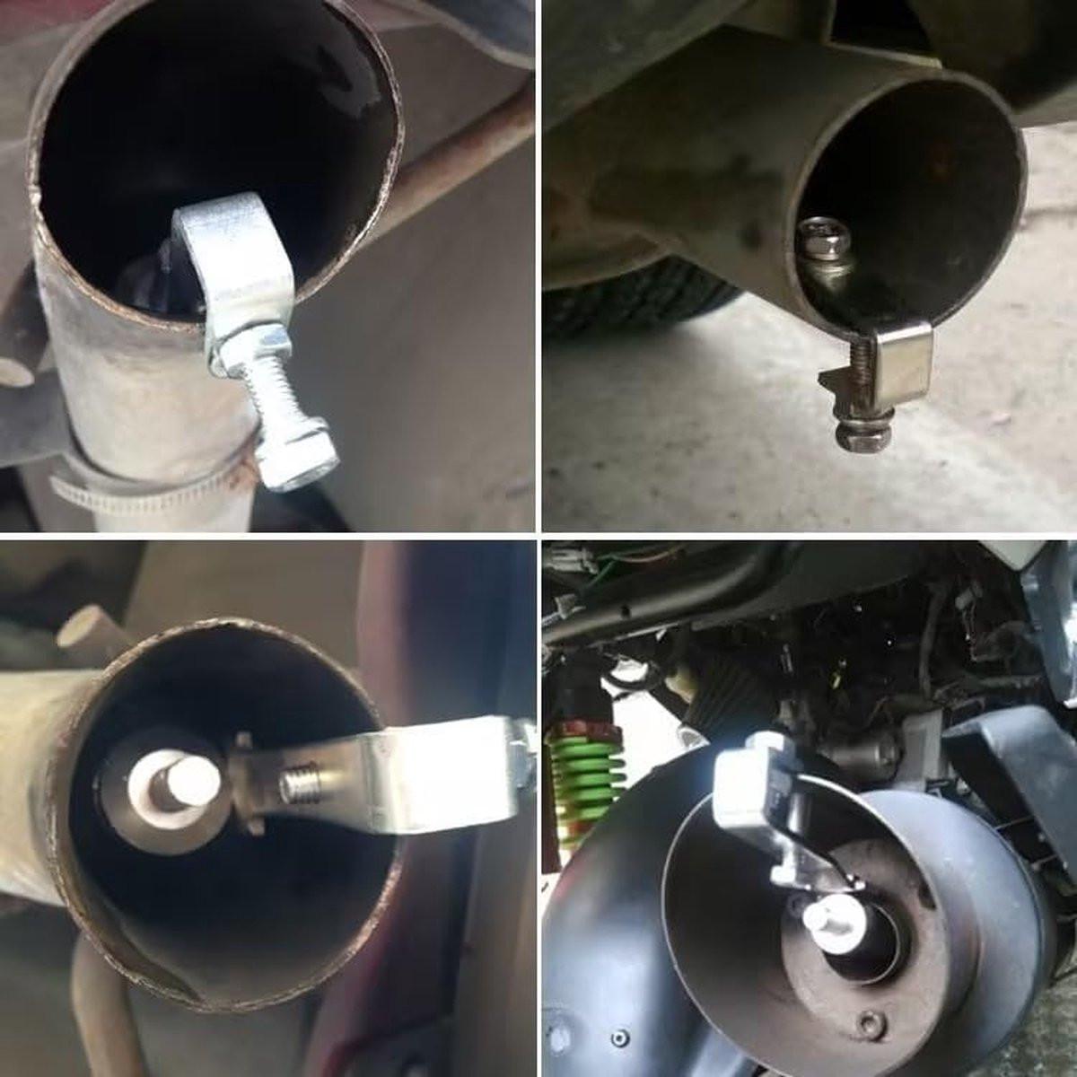 Turbo Whistle - Exhaust Whistle - Car Modification Turbo Whistle - Turbo Sound Simulator - Exhaust Sound Amplifier - Car Roar Maker - Car Tail Whistle - Universal - For Displacement 2.0-2.4L - Car Accessories.