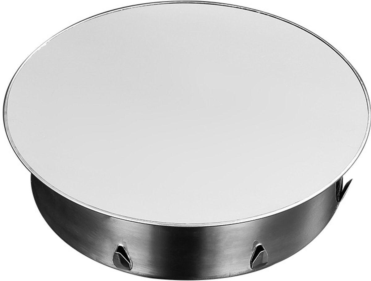 Chimney hood - Stainless steel - Pipe hood - Ã 148 mm - Base diameter: 122 mm - Depth 45 mm - Prevents foreign objects from entering - Prevents odor formation.