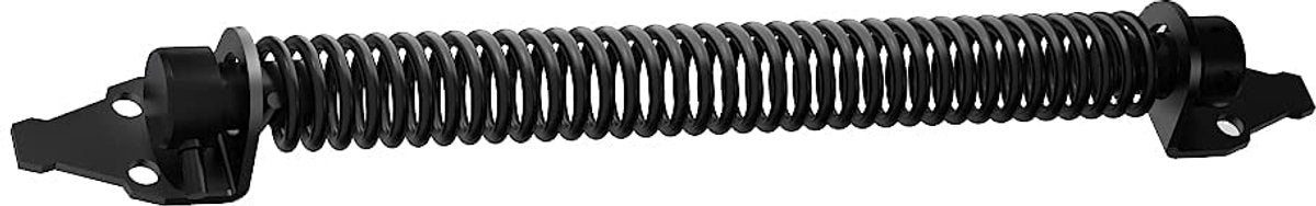 Door closers - Door spring - Gate spring - Gate spring - 36cm - Outdoor door closer - Gate latches - Garden gate spring - Black - Carbon steel - For wooden fences door