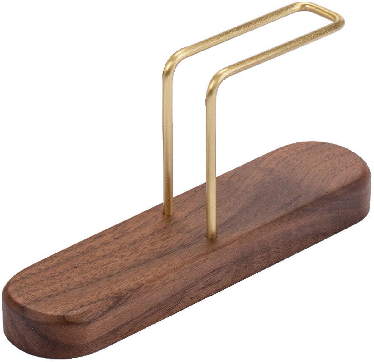 Coffee filter holder - Universal - Filter bag holder - Paper filter holder coffee filter holder - Filter coffee - Coffee accessories - Simple & Durable - 7 x 14 x 3.5 cm - Wood.