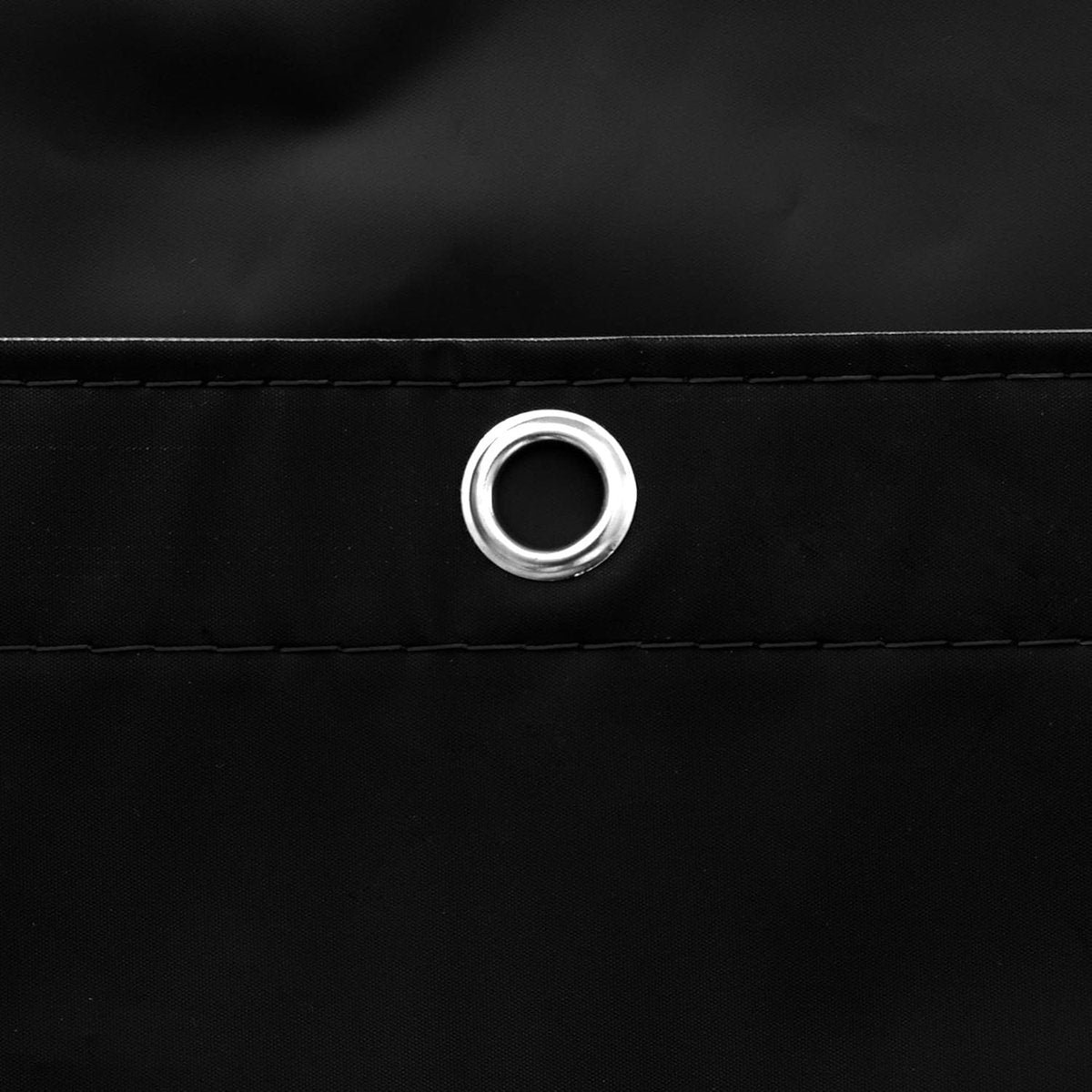 Shower Curtain Anti-Mold - Bath Curtain - PEVA - Including Rings - Waterproof - Rustproof - Suitable for Bathroom - 180X100cm - Black