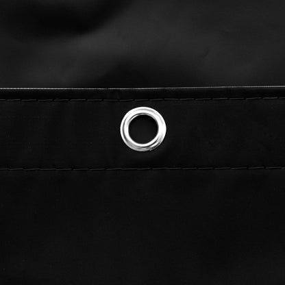 Shower Curtain Anti-Mold - Bath Curtain - PEVA - Including Rings - Waterproof - Rustproof - Suitable for Bathroom - 180X100cm - Black