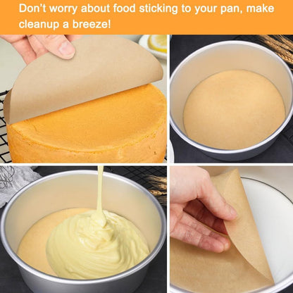 Baking paper - 100 pieces - 30 cm - Round - Parchment paper - for baking cookies, bread, meat, pizza, air fryer