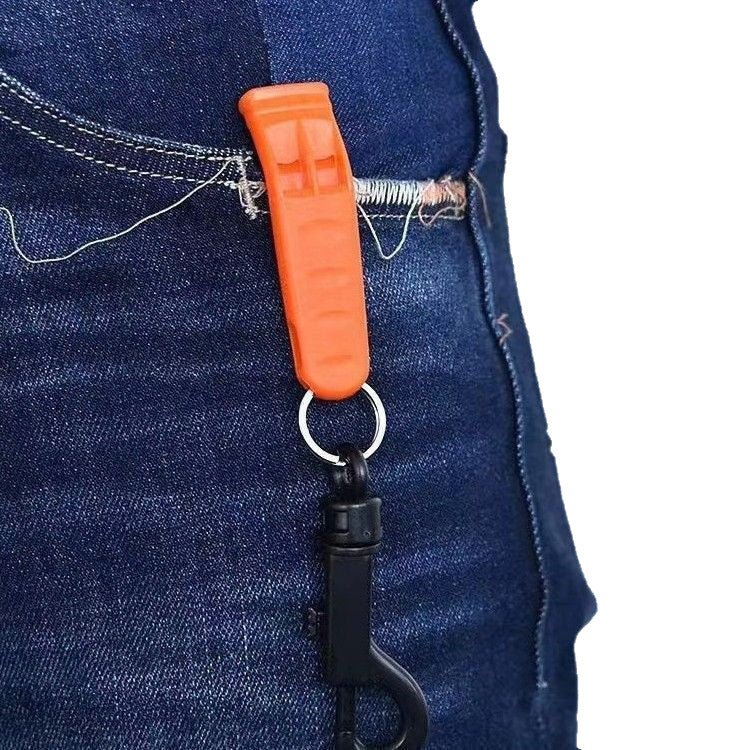 10-Piece Whistle - Emergency Whistle - Sturdy and durable whistles, suitable for referees, coaches, emergencies, lifeguards, basketball, football, diving, hiking, adventure sports, etc. - Orange.