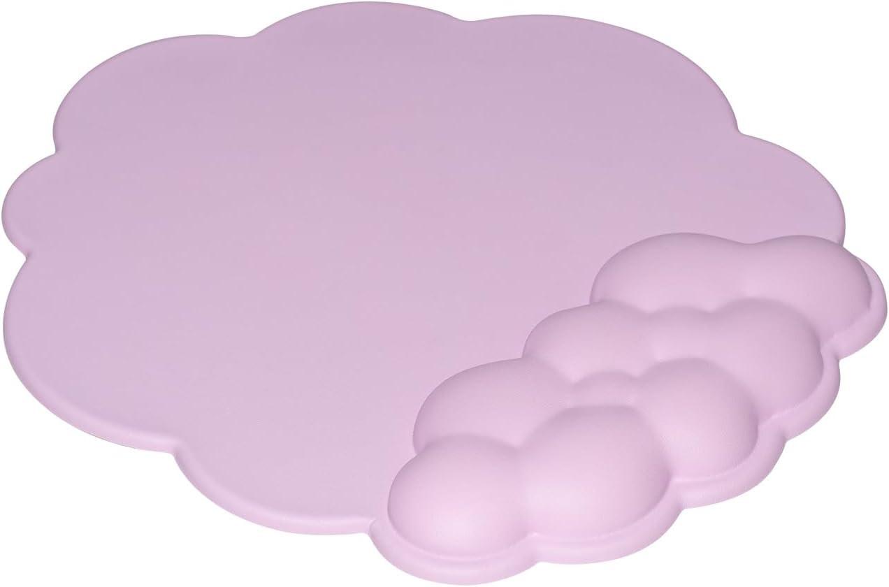 Mouse pad - Mouse pad with wrist rest - Ergonomic mouse pad - Mouse pad with leather surface, suitable for computers, laptops, office, home and travel, with non-slip bottom.