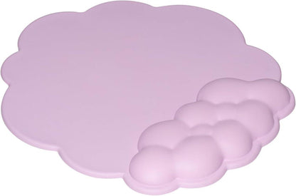 Mouse pad - Mouse pad with wrist rest - Ergonomic mouse pad - Mouse pad with leather surface, suitable for computers, laptops, office, home and travel, with non-slip bottom.