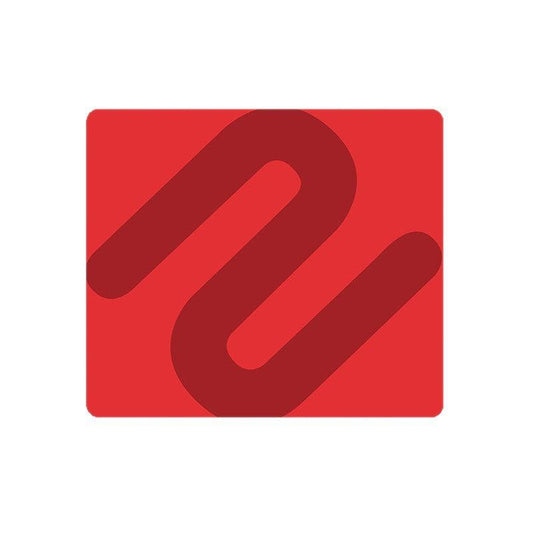 Mouse Pad - Gaming Mouse Pad - Pattern - Waterproof and Non-Slip Rubber Mouse Pad for Desk - Rounded Edges, Suitable for Gaming, Office and Home Use - 32 Ã 28 cm - Red.