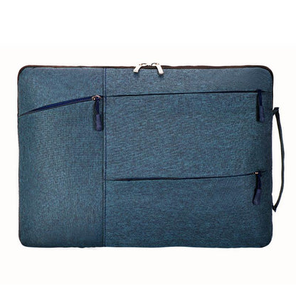 Laptop Case - Suitable for 13/14/15.6 inches - Zippered Laptop Case - Laptop Sleeve - Waterproof Oxford Cloth - Scratch and Wear Resistant, Easy to Carry - Blue.