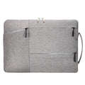 Laptop Case - Suitable for 13/14/15.6 inches - Zippered Laptop Case - Laptop Sleeve - Waterproof Oxford Cloth - Scratch and Wear Resistant, Easy to Carry - Gray.