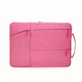 Laptop Case - Suitable for 13/14/15.6 inches - Zippered Laptop Case - Laptop Sleeve - Waterproof Oxford Cloth - Scratch and Wear Resistant, Easy to Carry - Pink.