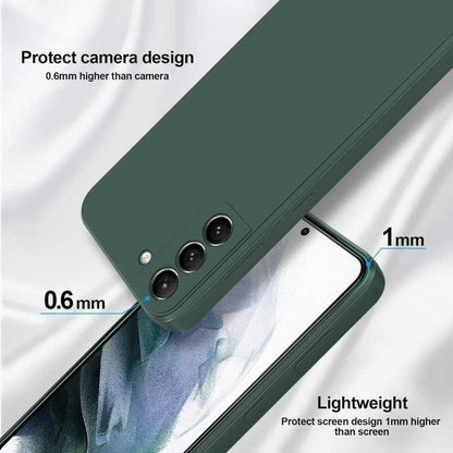 Compatible with Samsung S23 Case Samsung Green Matte Rubberized Camera Protection Liquid.