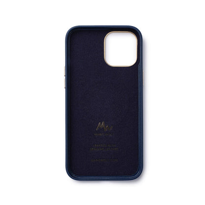 iPhone 12 / 12 Pro - MagSafe Leather Mobile Case - Marie Wolt Blu Blue iPhone 12/12 Pro.