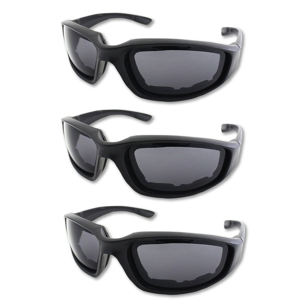 Compatible with Oral-B Cycling Glasses Windproof Desert Dustproof Sports Built-in Foam Goggles 3 Pcs