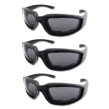 Compatible with Oral-B Cycling Glasses Windproof Desert Dustproof Sports Built-in Foam Goggles 3 Pcs
