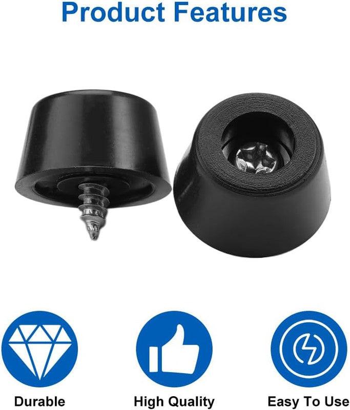 Rubber Feet for Cutting Boards Compatible with Multiple Brands 50 Pieces with Stainless Steel Screws Anti-Slip Buffer.