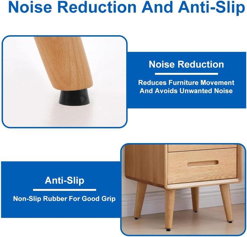 Rubber Feet for Cutting Boards Compatible with Multiple Brands 50 Pieces with Stainless Steel Screws Anti-Slip Buffer.