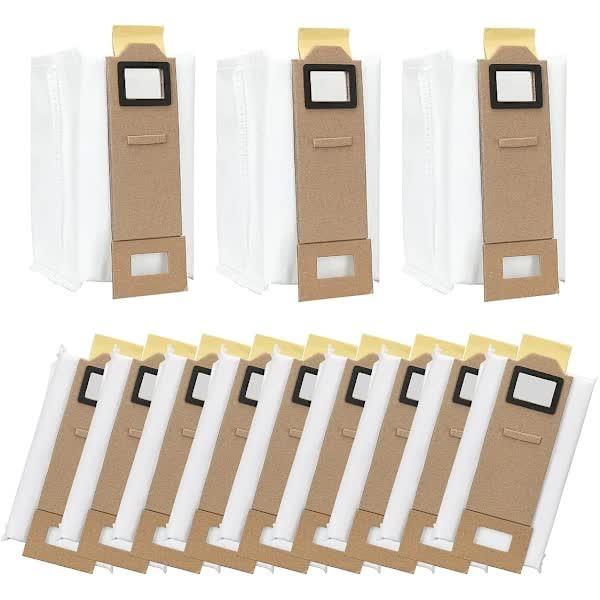 Vacuum Cleaner Bags for Roborock S7 S7 Plus S7 Max T7s T7s Plus, 12 Pack Replacement Compatible with Xin.