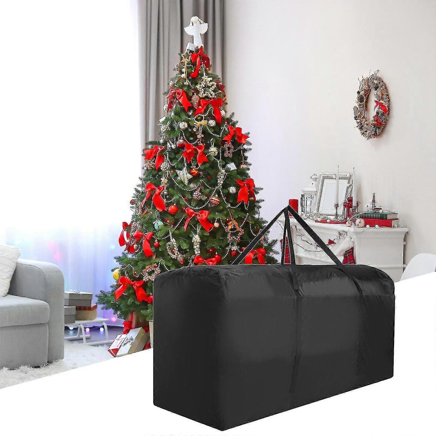 Christmas Tree Storage Bag Large 122x39x55cm Heavy Duty Waterproof Oxford Cloth with Handle