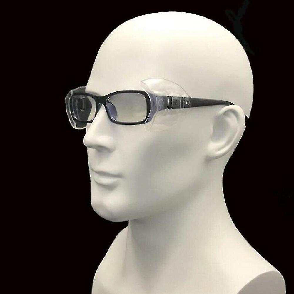 Universal Side Protection Glasses, Non-Slip Safety Glasses, Compatible with Oral-B, 4 Pairs