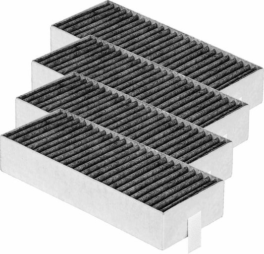 4 pcs activated carbon filter for fan cover Siemens Hz9vrcr0 17004796 / Bosch Hez9vrcr0 17004805 / Neff Z821vr0 17004806, Gaggenau CA282111-Xin.