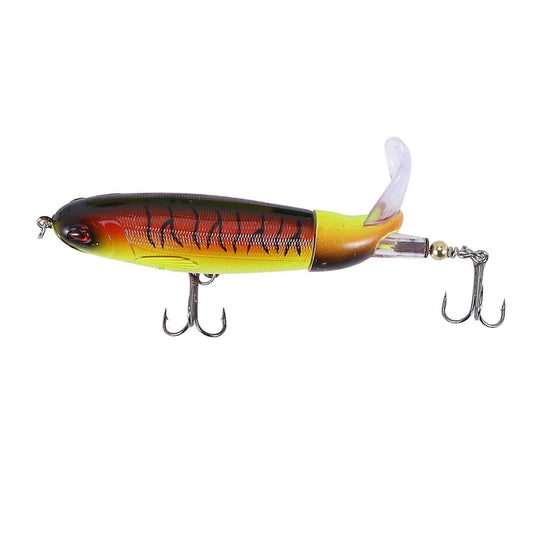 8pcs Whopper Plopper 11cm 15g Floating Popper Fishing Lure Hard Bait Wobbler Rotating.