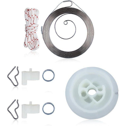 Compatible with Stihl FC55, FS55, FS45, FS46, FS38, HL45 Trimmer Starter Cord with Spring and Detent.