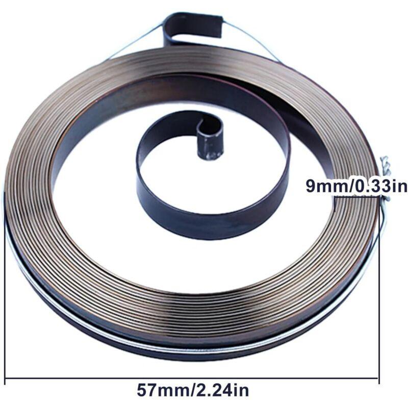 Compatible with Stihl FC55, FS55, FS45, FS46, FS38, HL45 Trimmer Starter Cord with Spring and Detent.