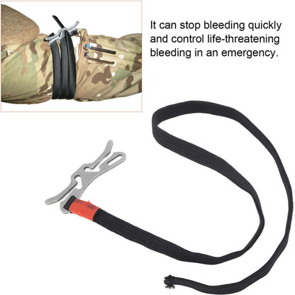 DUBUNS Clip-on Tourniquet, 2 Pack Expandable for Rapid Hemostasis Compatible with One-Handed Operation for Indoor Outdoor Activities