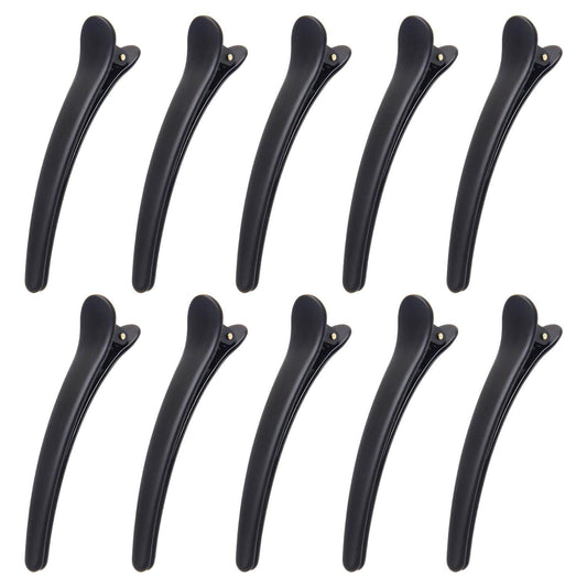 10 Pcs Black Professional Hair Clips