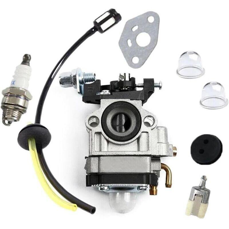 Kawasaki Carburetor Compatible with TH23 TH26 TH34 23cc 25cc 26cc Spark Plug Kit.