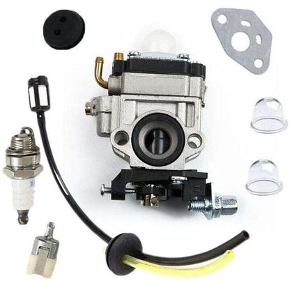 Kawasaki Carburetor Compatible with TH23 TH26 TH34 23cc 25cc 26cc Spark Plug Kit.