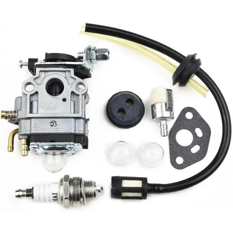 Kawasaki Carburetor Compatible with TH23 TH26 TH34 23cc 25cc 26cc Spark Plug Kit.