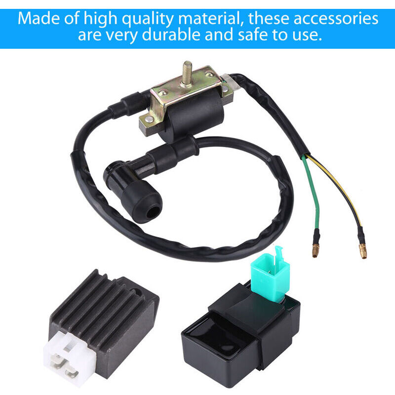 Ignition Coil CDI Regulator for 110CC 125CC 140CC Trail Bike Dirt Bike Quad ATV, DEBUNS.