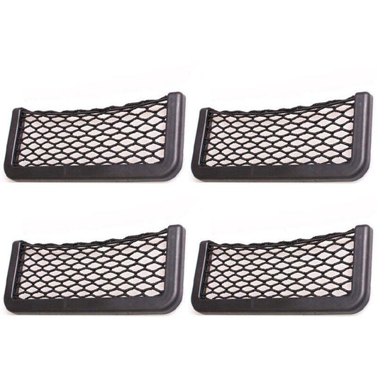 Universal Car Mesh Pocket Organizer for Phones and Glasses - Car Storage Net Compatible with All Cars.