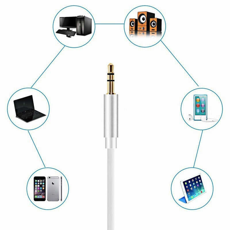 Compatible with Apple Aux Cable 1m Pink iPhone and Car Audio 3.5mm Auxiliary Cable