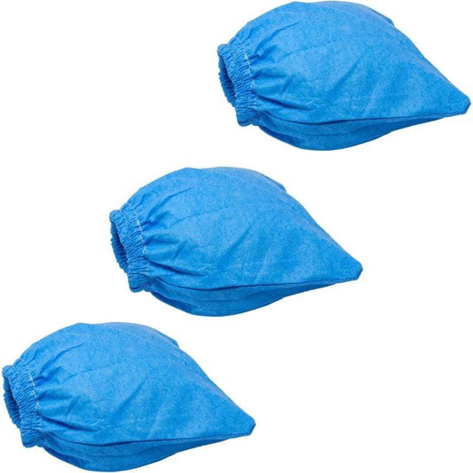 Textile Filter Bags Compatible with Lidl Parkside PNTS 1300 Wet and Dry Vacuum Cleaner Blue Washable 3pcs.