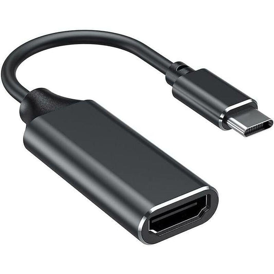 4K HDMI to USB C Adapter with Audio Video Output MacBook iPad Pro Samsung Huawei Compatible with Mate 20 Black.