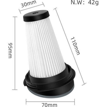 Rowenta X-Pert 3.60 RH72xxx Vacuum Cleaner Replacement Filter 4-Pack Compatible with X-Pert 160 ZR005202.