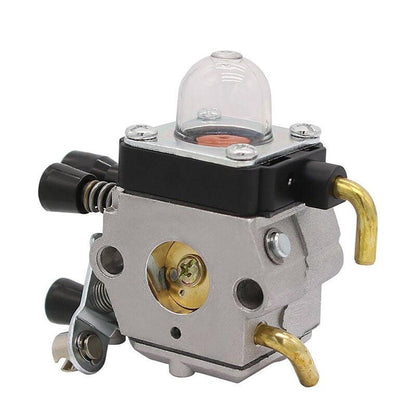 Stihl FS38 FS45 FS46 FS55 FS74 FS75 FS80 FS85 KM55 HL45 Lawn Mower Carburetor Kit with Gaskets Primer Bulbs Spark Plugs.
